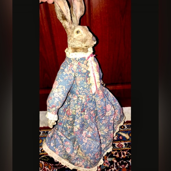 1989 Vintage Cape Cod Artisan Hand Made Baroque Rabbit Head Baby Doll - Picture 3 of 10